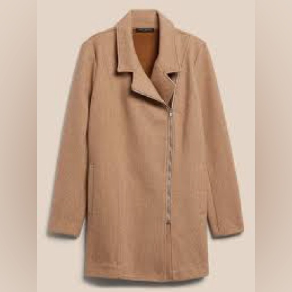 Banana Republic Long Moto Jacket Blazer - Picture 2 of 7